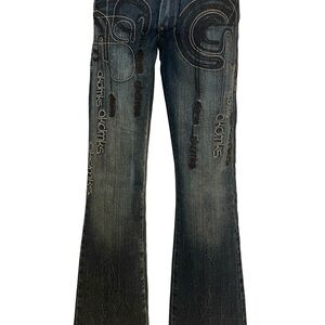 Vintage Akademiks Women’s Dark Blue Jeans | Size 5